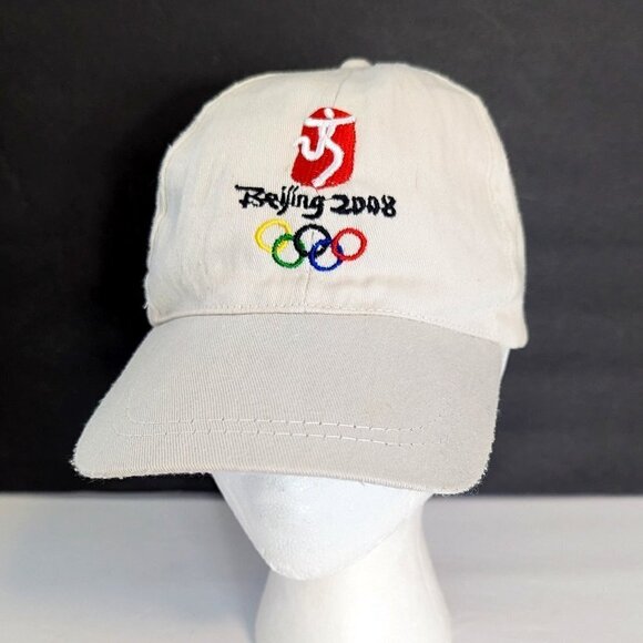 Vintage Summer Olympics Beijing 2008 Dad Hat Baseball Cap Adjustable Unisex - Picture 1 of 7